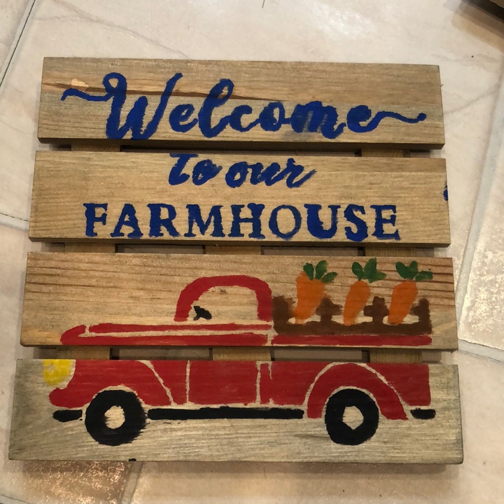 Painted sign